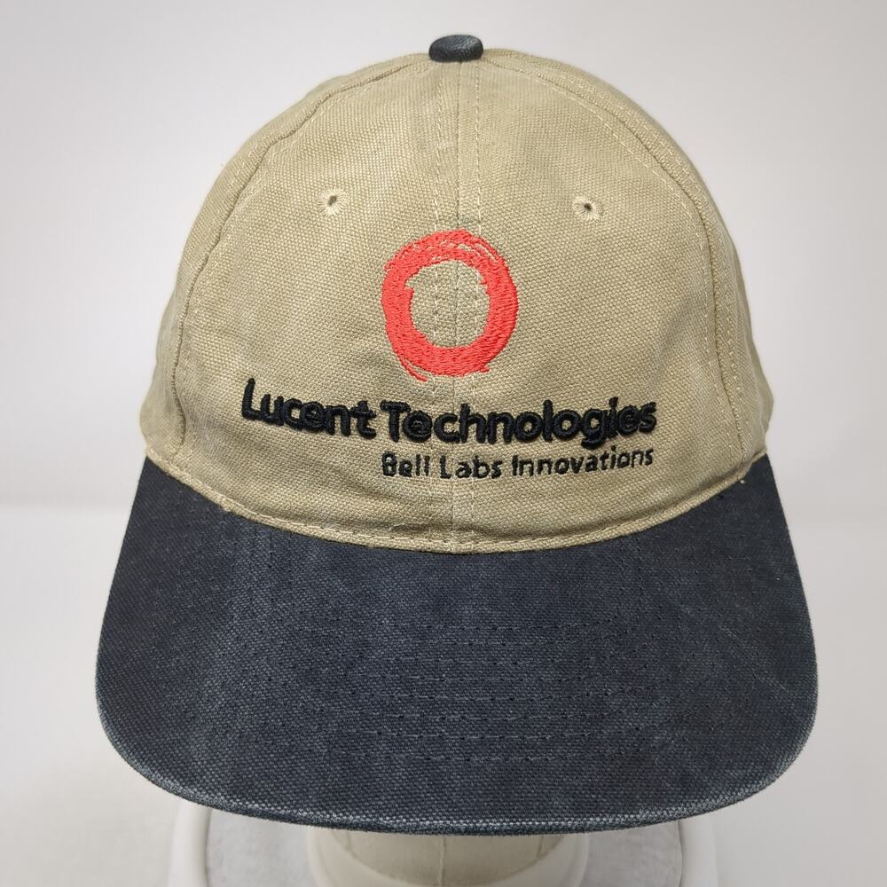 Lucent Technologies Slideback Baseball Cap Brown … - image 2